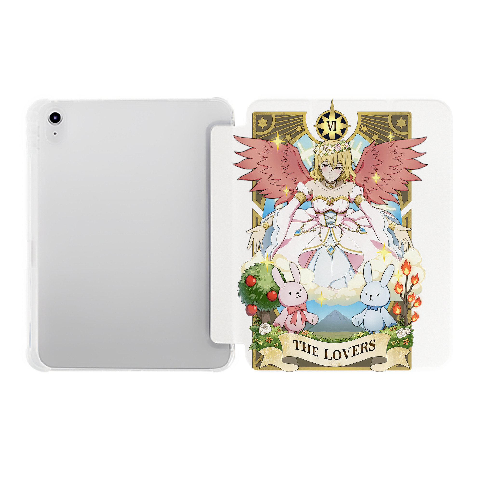 （画像用） 文豪ストレイドッグス Bungo Stray Dogs IPad ケース ペン収納付き 三つ折りスタンド PUレザー×シリコン 対応機種9.5/10.5/10.9インチ